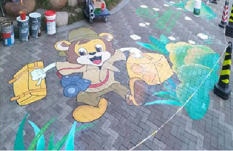 霍山夏季画地面彩绘会遇到的问题