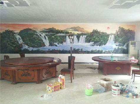 霍山墙绘-写实风景