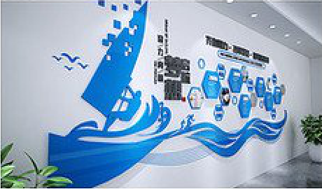 霍山海浪主题文化墙如何设计？