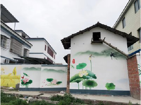 霍山室外墙绘-从选材到保养。