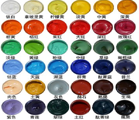 霍山墙绘颜色的选择有讲究。