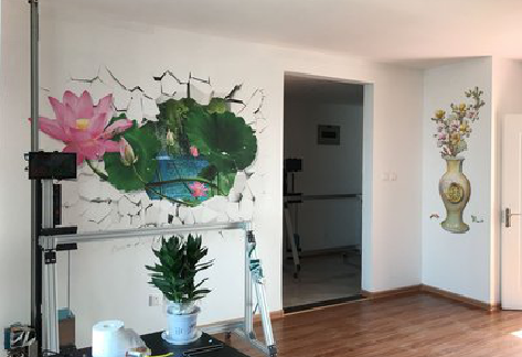 霍山墙体彩绘相比墙纸的优势。